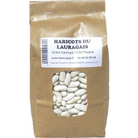 Le haricot lingot du Lauragais est séché naturellement au champ.